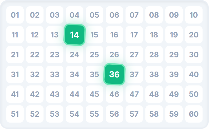 Grid de seleção Ricoplay